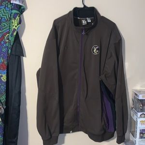 LRG 4XL Brown Track Suit Jacket